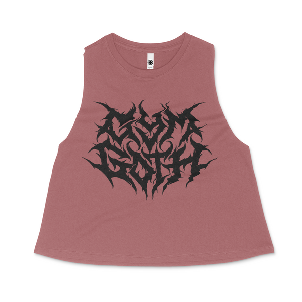 Gym Goth - Cropped Racerback - Mauve