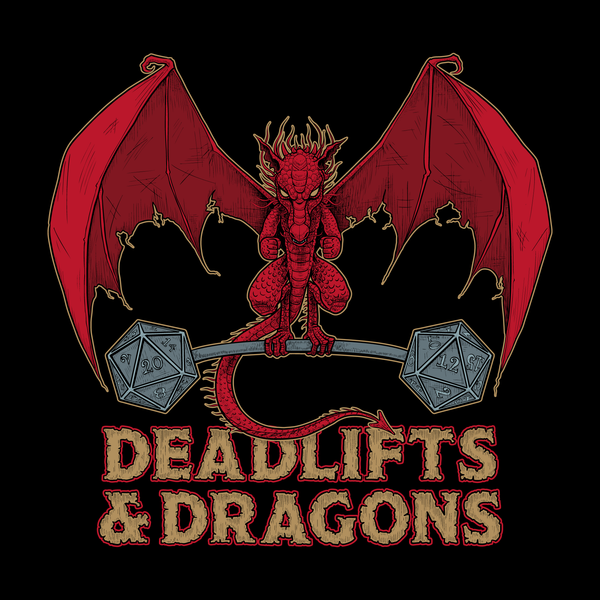 Deadlifts & Dragons - Racerback