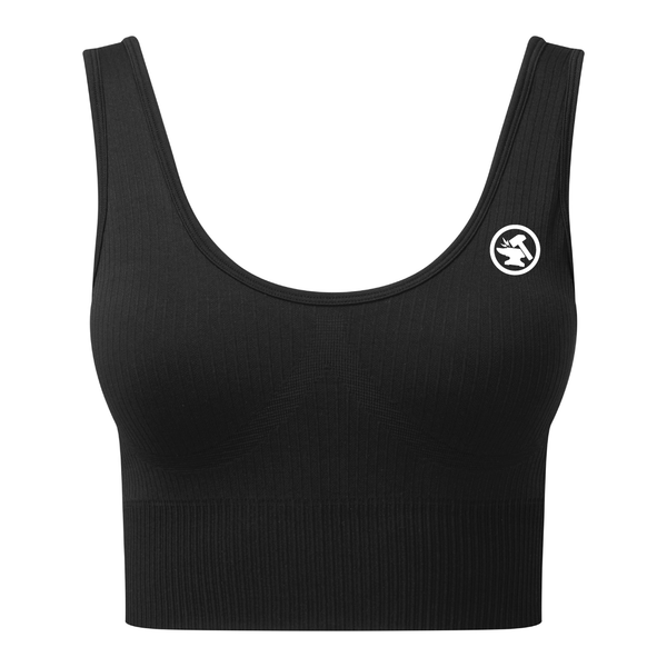 Anvil Ribbed Seamless Sports Bra - Various Colours