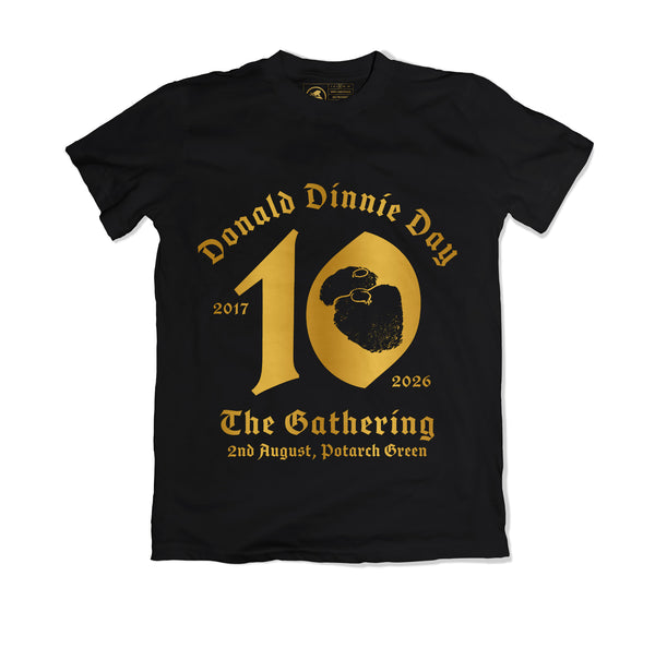 Donald Dinnie Day - The Gathering - 2026 - Metallic Gold Ink
